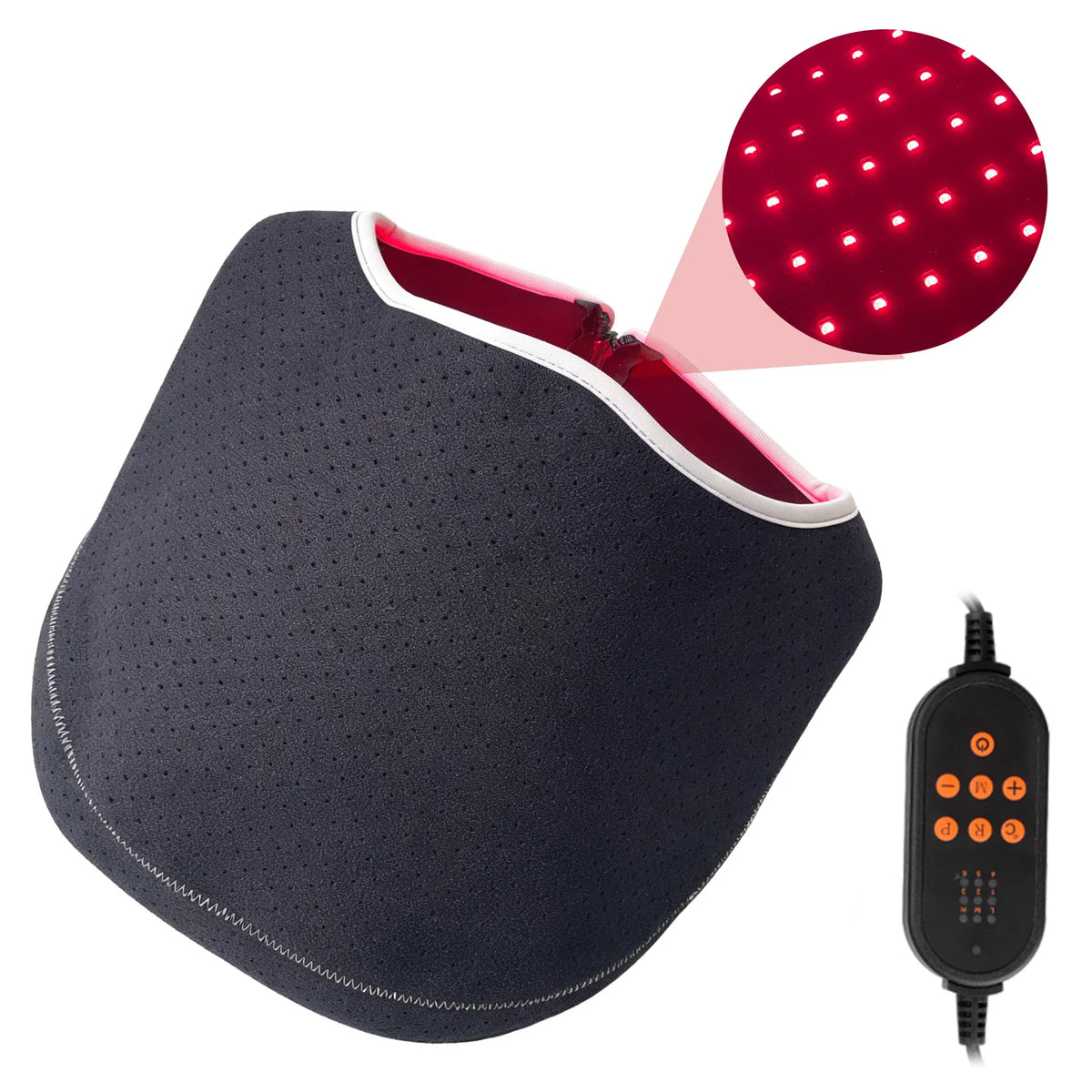 Relax and enjoy convenient red light therapy at home with this large foot pad. Designed with 240 LEDs and dual wavelengths of 660nm red light and 850nm near-infrared light, it provides broad coverage for your feet and lower legs.