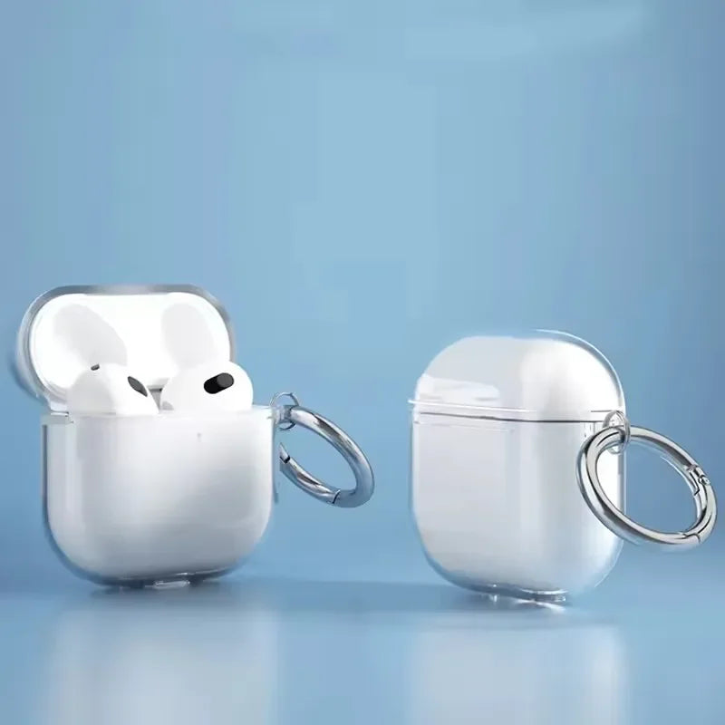 2025 For airpods 4generation airpods 4 Bluetooth Earphones,ANC,Wireless Headphones,Earbuds Noise Cancelling, Transparent,TPU Case.