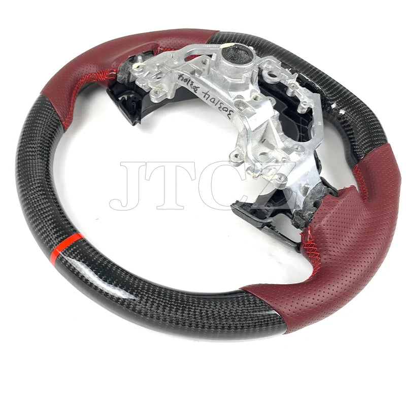 For Lexus Is Steering Wheel Carbon Fiber Custom Leather GS RCF NX CT250 300 350 2017 2018 2019 2020 2021 2022 2023 2024