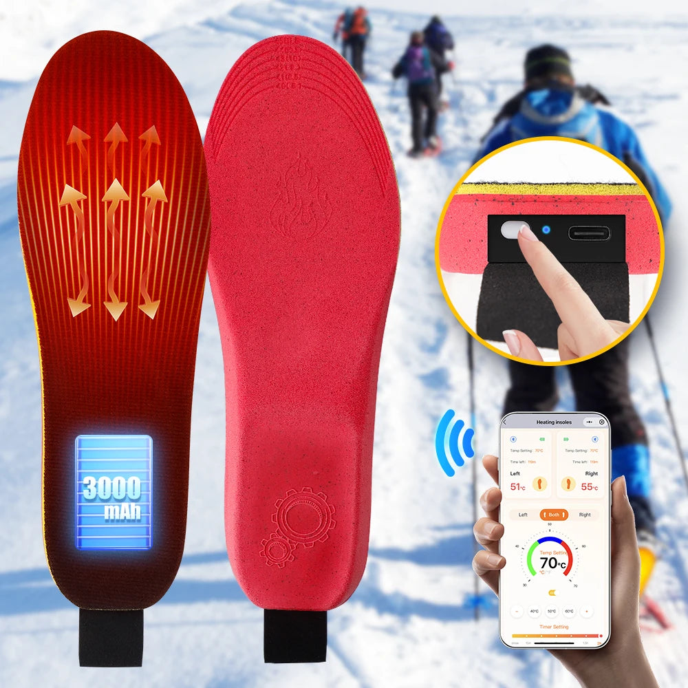 Cordless | Heated Shoe | Insoles APP | Control Electric| Foot Warming| Pad Feet | Warmer Sock,Pad Mat,Winter Heating,Insole Winter Warm.