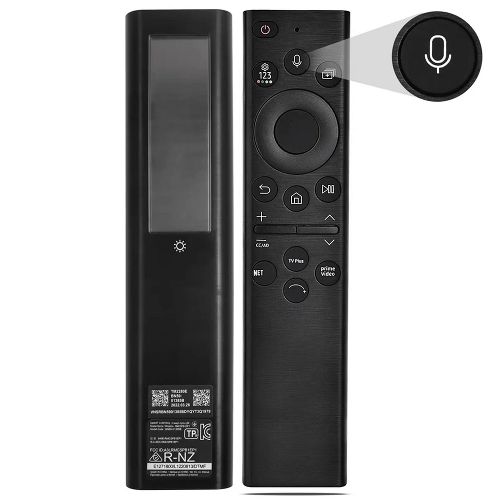 A72Z Replace BN59-01385A Solar Voice Remote Control for Smart TV 2020-2023 Neo QLED 4K 8K Ultra HD