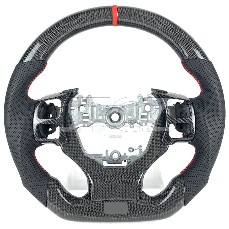 For Lexus Is Steering Wheel Carbon Fiber Custom Leather GS RCF NX CT250 300 350 2017 2018 2019 2020 2021 2022 2023 2024
