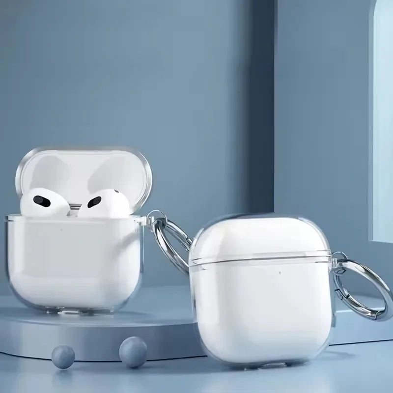 2025 For airpods 4generation airpods 4 Bluetooth Earphones,ANC,Wireless Headphones,Earbuds Noise Cancelling, Transparent,TPU Case.