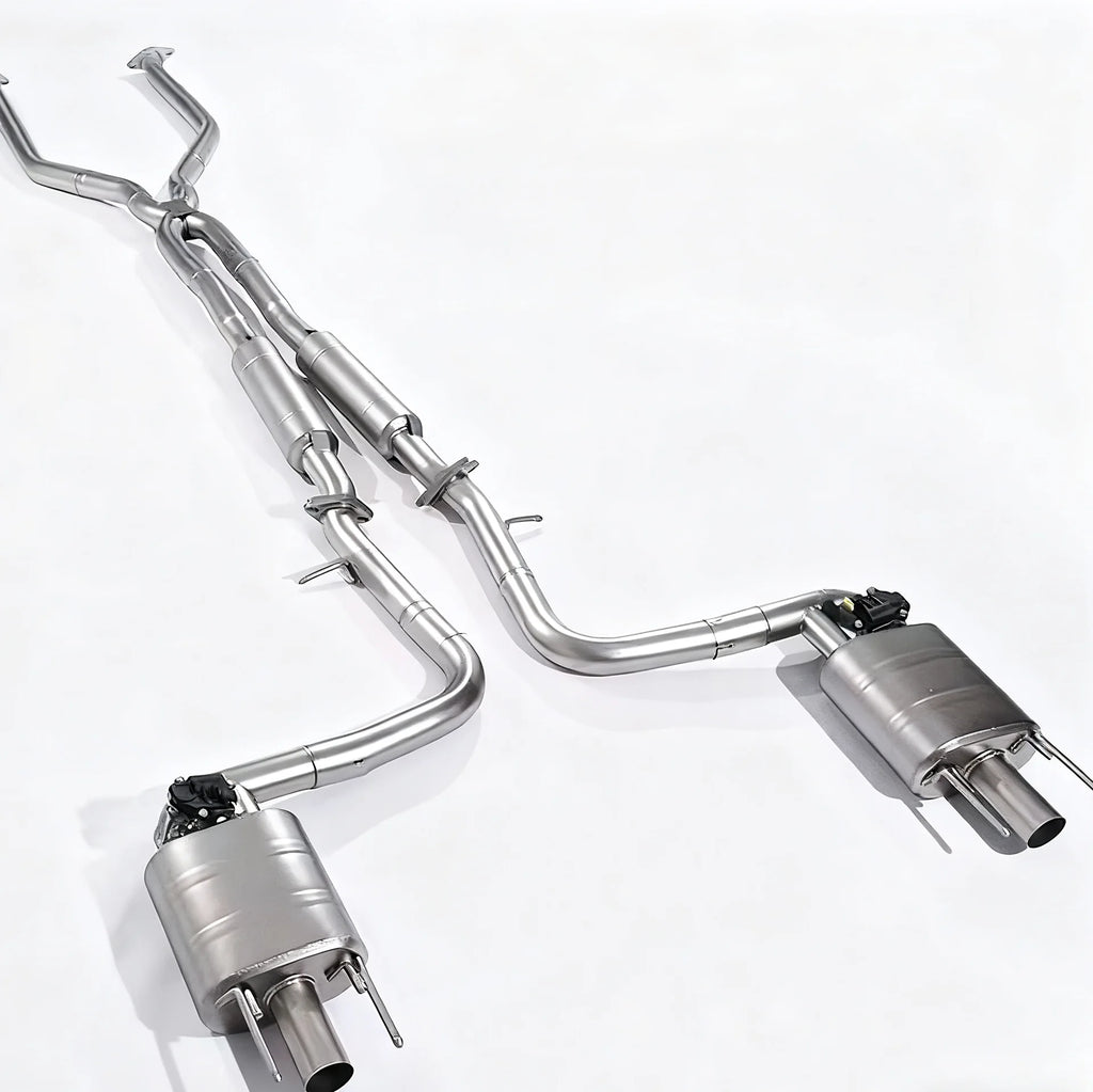 ACE Stainless Steel Exhaust Performance for Lexus IS250/ IS300 / IS350 F Sport V6 Valved Muffler Catback Exhaust Systems with Tips.