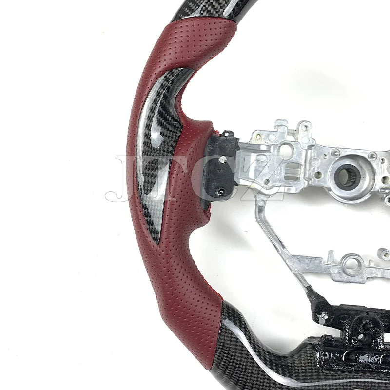 For Lexus Is Steering Wheel Carbon Fiber Custom Leather GS RCF NX CT250 300 350 2017 2018 2019 2020 2021 2022 2023 2024