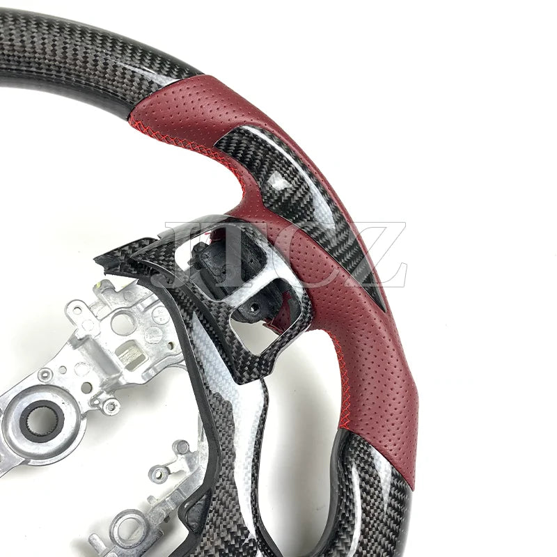For Lexus Is Steering Wheel Carbon Fiber Custom Leather GS RCF NX CT250 300 350 2017 2018 2019 2020 2021 2022 2023 2024