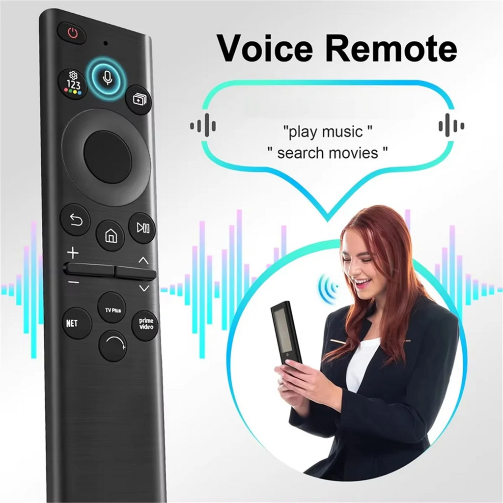 A72Z Replace BN59-01385A Solar Voice Remote Control for Smart TV 2020-2023 Neo QLED 4K 8K Ultra HD