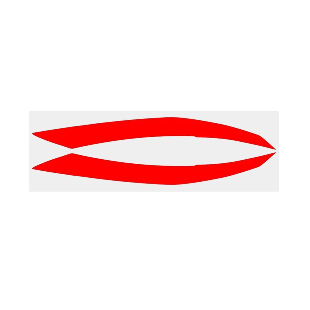 For 2021-2025 Lexus IS350 IS300 IS500 RED Headlight Drl Headlight Decal Tint Overlay Vinyl Ppf