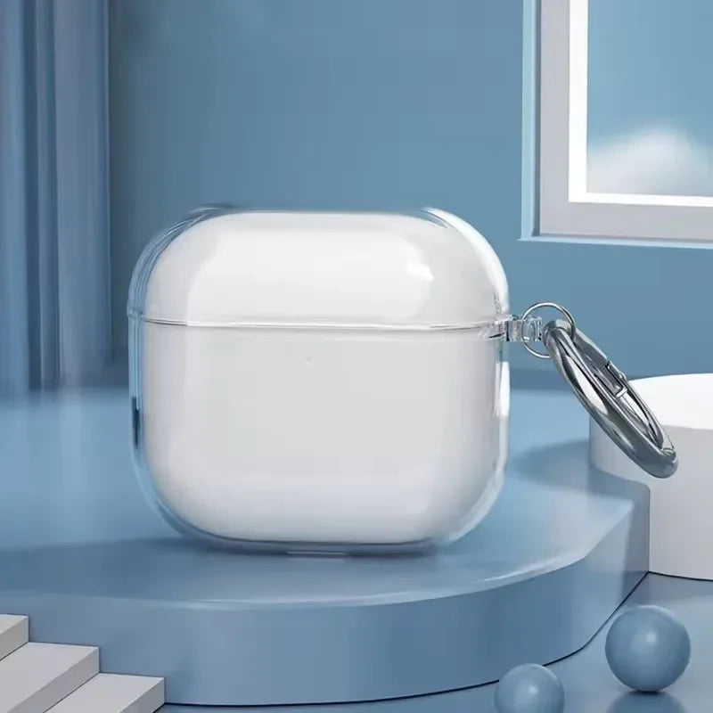 2025 For airpods 4generation airpods 4 Bluetooth Earphones,ANC,Wireless Headphones,Earbuds Noise Cancelling, Transparent,TPU Case.