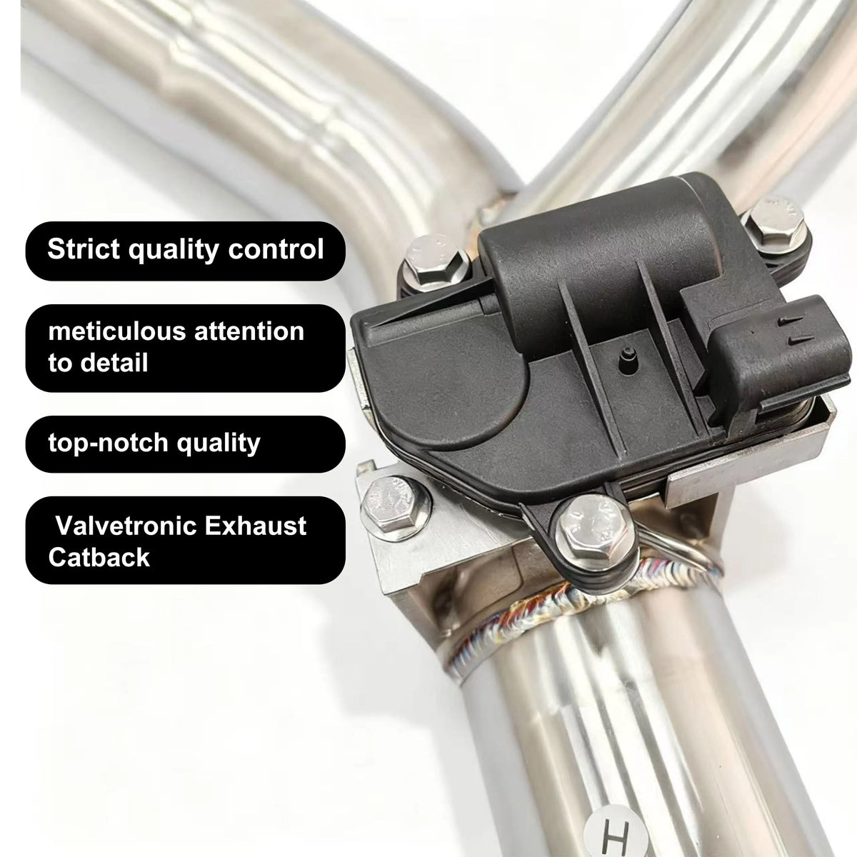 ACE Stainless Steel Exhaust Performance for Lexus IS250/ IS300 / IS350 F Sport V6 Valved Muffler Catback Exhaust Systems with Tips.